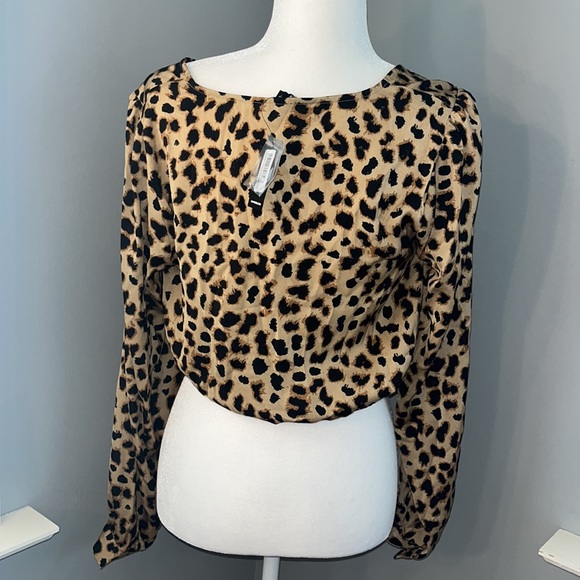Leopard work blouse - Picture 2 of 2